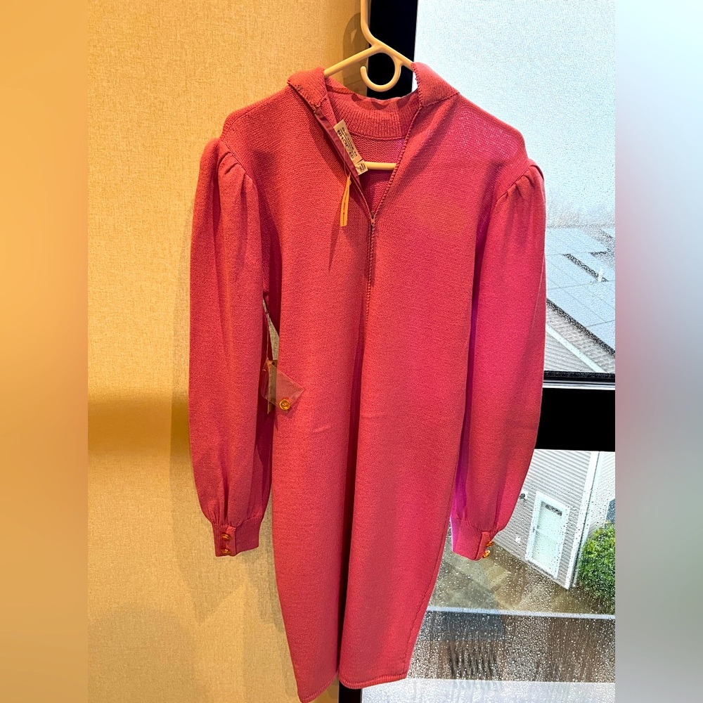 80s / 90s VINTAGE ST. JOHN by Marie Gray Knit Dress Size 8